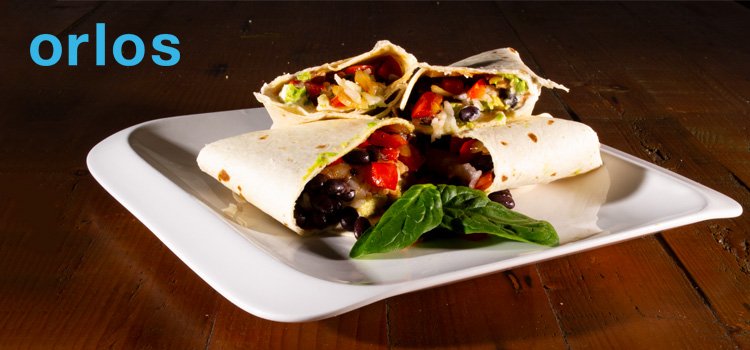 Quick Veggie and Rice Burrito - with Orlos