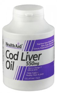 HealthAid Cod Liver Oil 550mg Capsules Pack of 250