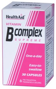 HealthAid Vitamin B Complex Supreme Capsules Pack of 30