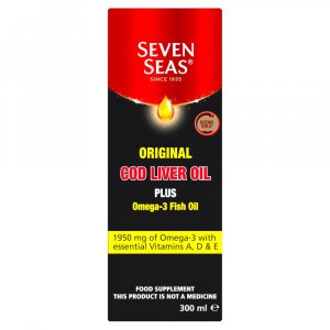 Seven Seas Original Cod Liver Oil Plus Omega 3 Fish Oil 300ml