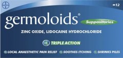 Germoloids Suppositories Pack of 12