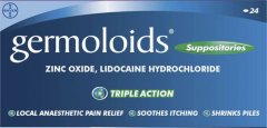 Germoloids Suppositories Pack of 24