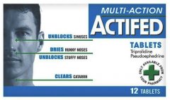Actifed Multi Action Tablets Pack of 12