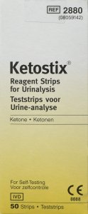 Ascensia Ketostix Plastic Strips Pack of 50