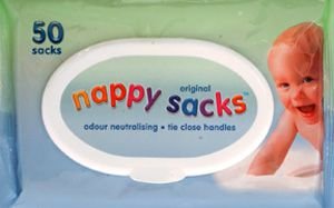 Nappy Sacks Bags Pack of 50