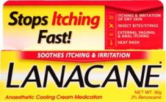 Lanacane Medicated Cream Tube 30g