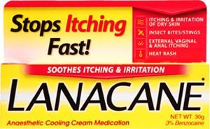 Lanacane Medicated Cream Tube 30g