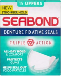 Seabond Original Upper Denture Fixatives Pack of 15