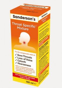 Sanderson's Throat Specific Mixture 100ml