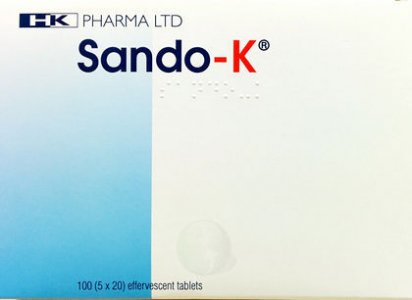 Sando-K Effervescent Tablets Pack of 100