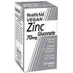 HealthAid Zinc Gluconate 70mg Tablets Pack of 90
