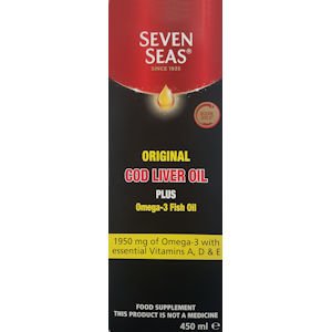 Seven Seas Cod Liver Oil Traditional Liquid 450ml