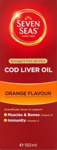 Seven Seas Cod Liver Oil Orange Syrup 150ml