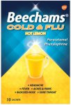 Beechams Cold & Flu Hot Lemon Pack of 10