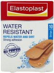 Elastoplast Water Resistant Plasters Pack of 10