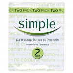 Simple Pure Bath Soap 125g Pack of 2