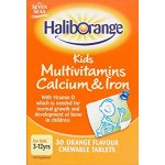Haliborange Kids Multivitamins, Calcium & Iron Chewable Pack of 30 x 3