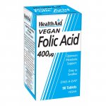HealthAid Folic Acid 400mcg Tablets Pack of 90