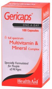 HealthAid Gericaps Multivitamin & Mineral Capsules Pack of 100