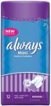 Always Maxi Long with Wings Pack of 12
