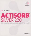 Actisorb Silver Activated Charcoal Dressing 10.5cm x 10.5cm
