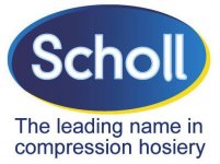 Scholl Thigh Length Soft Black Large (Cl 2)