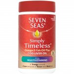 Seven Seas Simply Timeless Omega 3 Fish Oil with CLO + Multivits Pack of 90