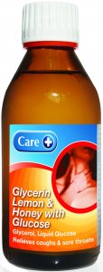 Care Glycerin, Lemon & Honey with Glucose 200ml