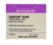 Liquifilm Tears Eye Drops Preservative-free 0.4ml Pack of 30