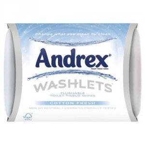 Andrex Washlets Wipes Pack of 42