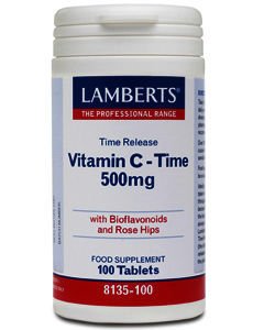 Lamberts Vitamin C & Bioflavonoids Tablets 500mg Pack of 100
