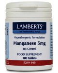 Lamberts Manganese Tablets 5mg Pack of 100