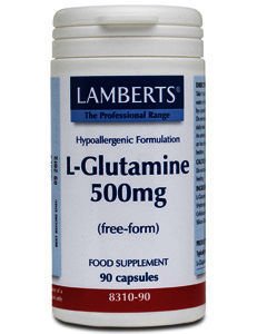 Lamberts L-Glutamine Capsules 500mg Pack of 90