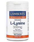 Lamberts L-Lysine Tablets 500mg Pack of 120