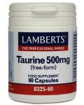 Lamberts Taurine Capsules 500mg Pack of 60