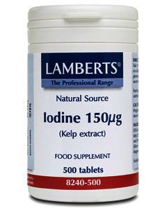 Lamberts Iodine (Kelp extract) Tablets Pack of 500