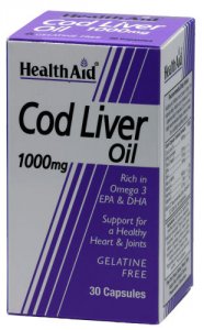 HealthAid Cod Liver Oil 1000mg Capsules Pack of 30