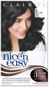 Clairol Nice n Easy Natural Black 2 (formerly 122)