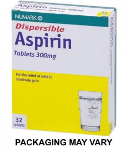 Aspirin Dispersible 300mg Tablets Pack of 32