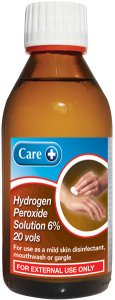 Care Hydrogen Peroxide Solution 6% (20 vol) 200ml