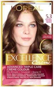 L'Oreal Excellence Creme Natural Golden Brown 5.3