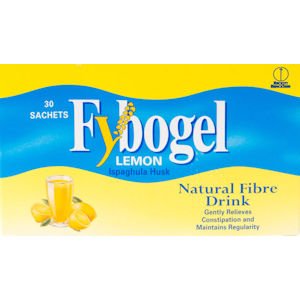 Fybogel Lemon Flavoured Laxative Sachets Pack of 30 x 2