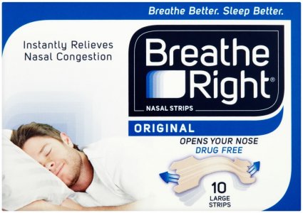Breathe Right Nasal Strips Large Original Pack of 10