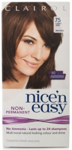 Clairol Nice n Easy Non Ammonia 24 Wash Light Ash Brown 75