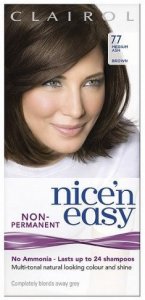 Clairol Nice n Easy Non Ammonia 24 Wash Medium Ash Brown 77