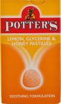 Potters Pastilles Lemon, Glycerine & Honey 45g