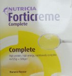 Forticreme Complete Banana 125g Pack of 4