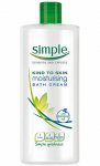 Simple Kind To Skin Moisturising Bath Cream 400ml