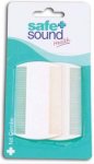 Safe & Sound Nit Comb White