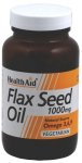 HealthAid Flax Seed Oil 1000mg Capsules Pack of 60